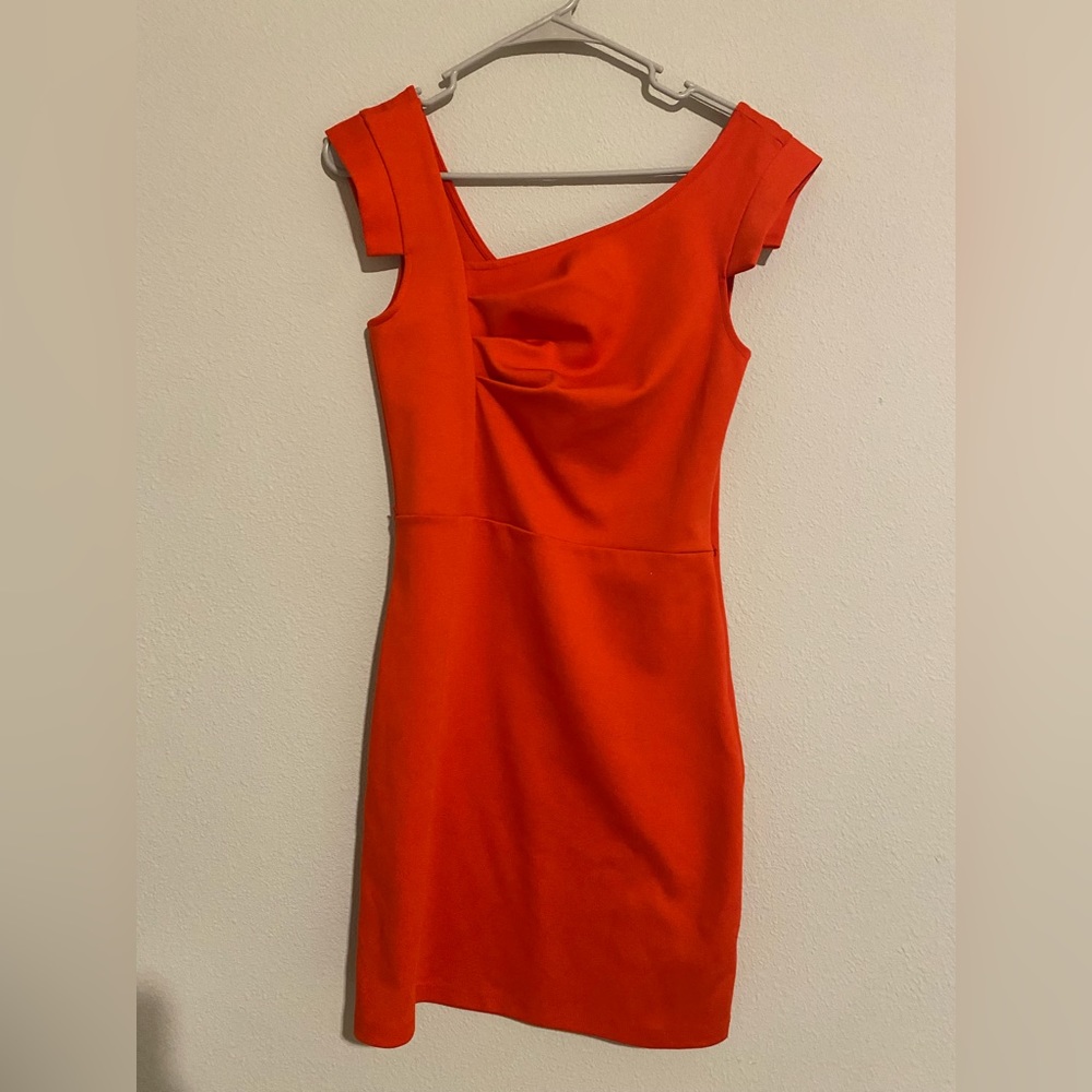 Bebe Bodycon red dress size small